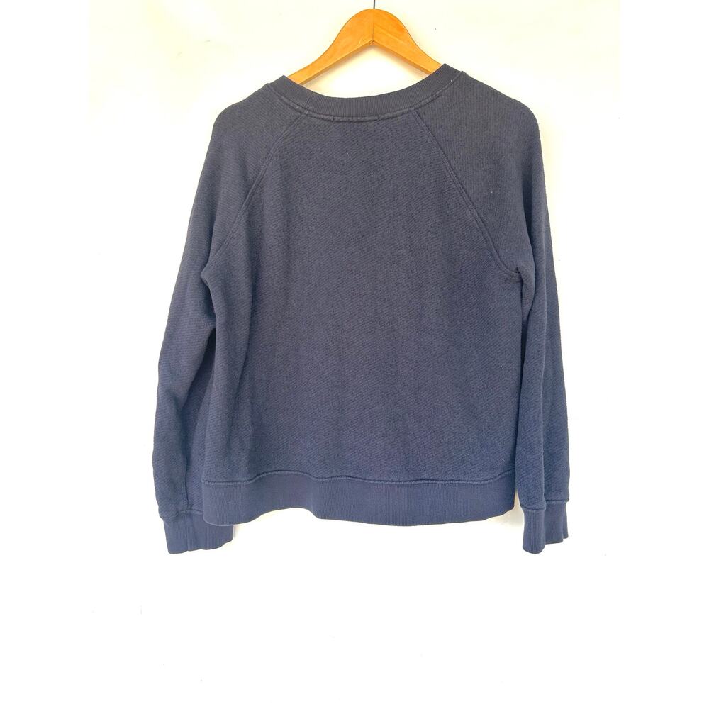 Jenni Kayne Saturday Sweatsuit Sweatshirt Joggers Pants Large Navy Blue Large - Picture 8 of 10